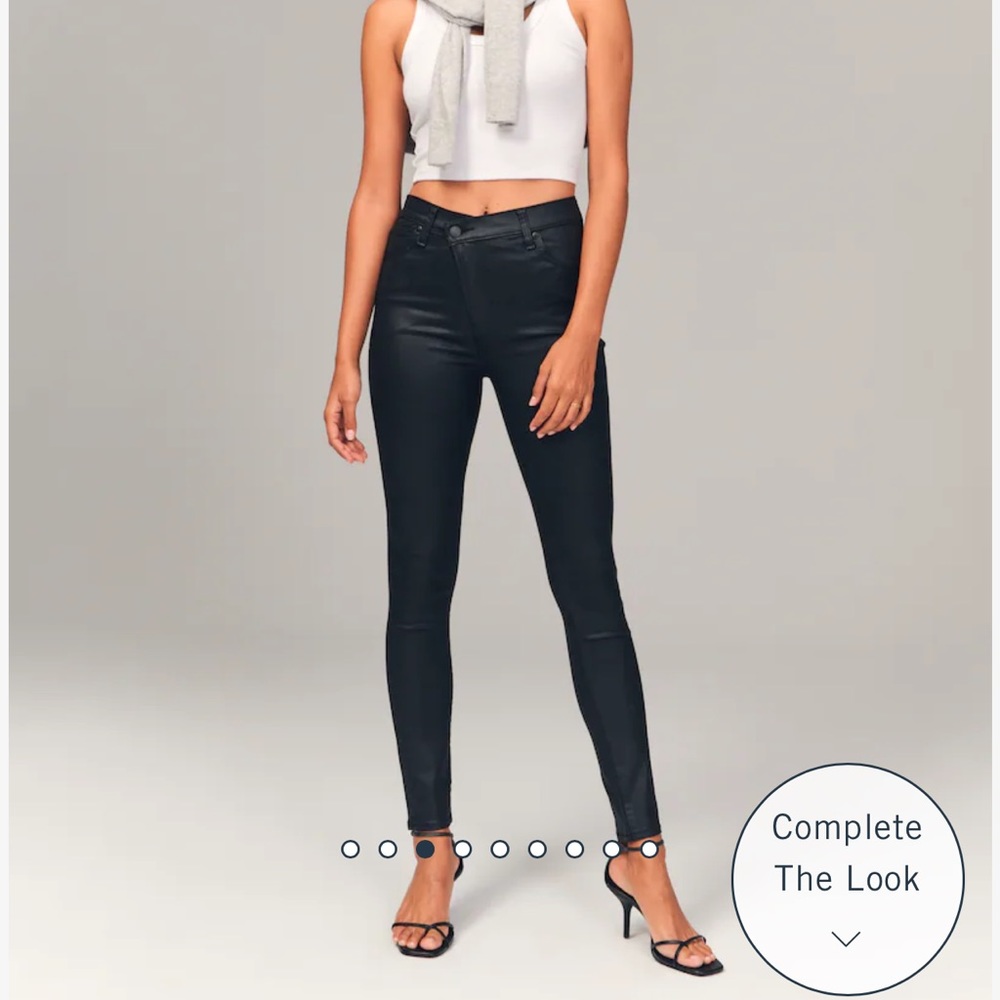 Abercrombie & Fitch High Rise Super Skinny Ankle Jean - Picture 8 of 13